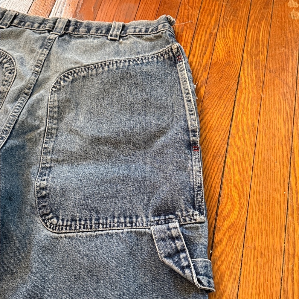 Y2K Lee Pipes BMX Vintage Jean Shorts - Picture 4 of 14